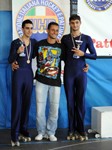 De Renzis Edoardo (3° class. ai Campionati Italiani F.I.H.P. 2010 negli Esercizi Obbligatori ), con Ivan e Alessandro Fratalocchi (2° class.)