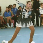 Martina mentre interpreta le musiche di Pinocchio