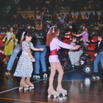 Grease - gli atleti impegnati nell'esecuzione della coreografia