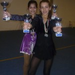 Alessia e Ilaria rispettivamente 1° e 2° negli esercizi obbligatori della cat. Esordienti Regionali