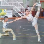 Alba Marconi e Kevin Bovara durante la gara