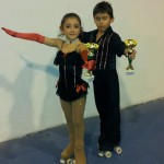Alba e Kevin ai Campionati Provinciali Uisp del 26 febbraio 2012