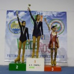 Ilaria Aureli 1° e Cappella Irene 3° negli esercizi obbligatori ai Campionati Prov.li FIHP del 18.3.2012