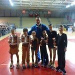 Ivan con le tre coppie medagliate ai Campionati Regionali Fihp 2012