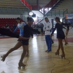 Angelica e Martina durante le prove delle boccole