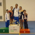 dalla sinistra Irene Cappella, Ilaria Spinozzi, Ivan Bovara, Francesca e Vincenzo Mattioli