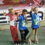Nicolò (2° class.), Kevin (1° class.), Alba (2° Class.) agli Italiani Aics 2013