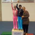 Alba e Kevin col presidente della DVR Anna Maria Laghi