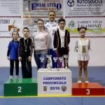 I tecnici Ivan Bovara e Laura Marzocchini con alcuni dei Campioni Provinciali