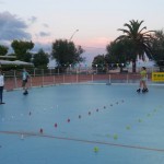 Allenamento post gara per gli atleti azzurri del Freestyle