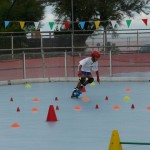 Kevin Bovara durante la gara di Rollercross