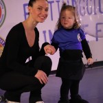 la mascotte Aurora con Laura Marzocchini
